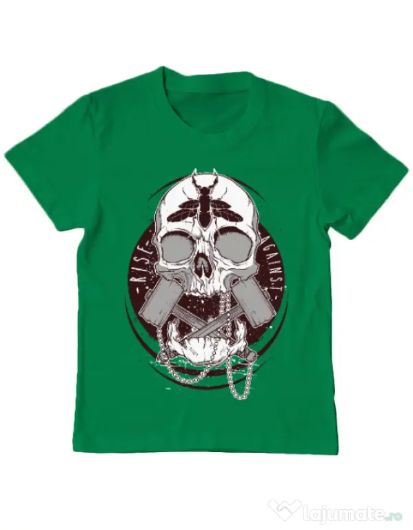 Tricou ADLER copil Rise against Verde mediu