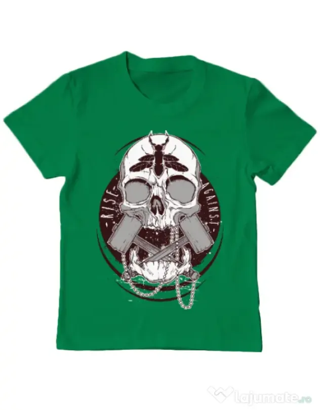 Tricou ADLER copil Rise against Verde mediu