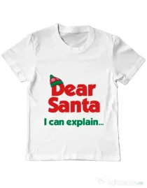 Tricou ADLER copil I can explain Alb