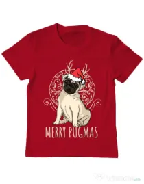 Tricou ADLER copil Merry pugmas Rosu