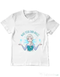 Tricou ADLER copil Make your own magic Alb
