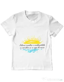 Tricou ADLER copil Iubirea noastra Alb