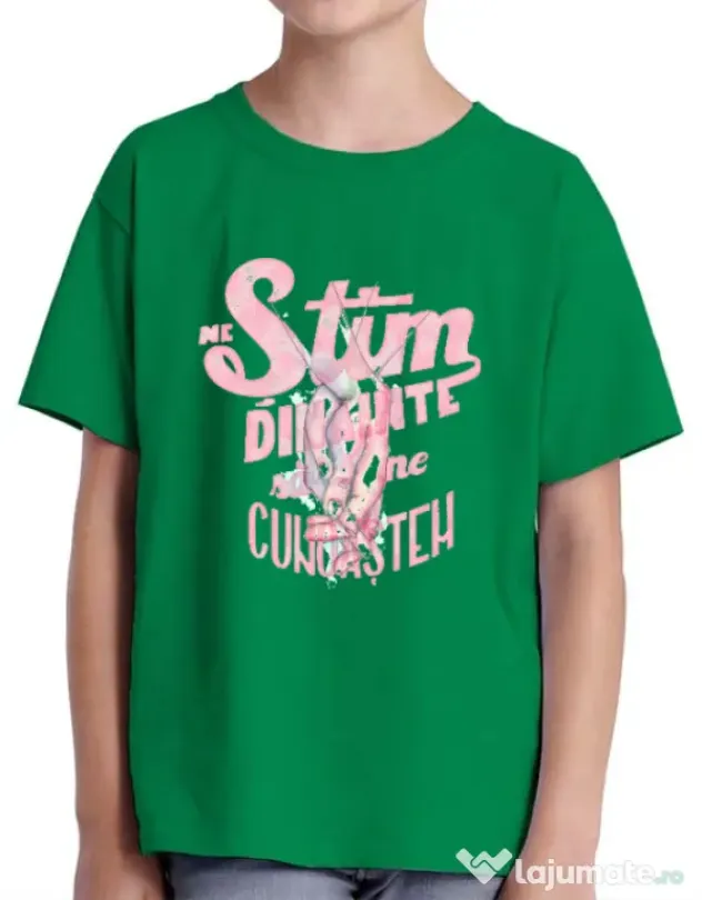 Tricou ADLER copil Ne stim I Verde mediu