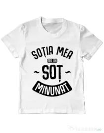 Tricou ADLER copil Un sot minunat Alb