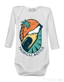 Baby body Tropical bottle Alb