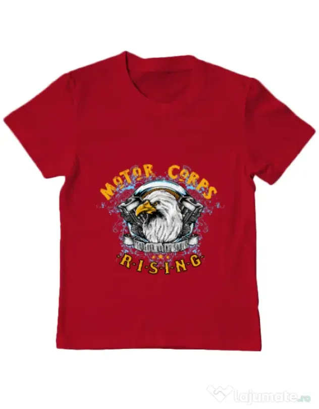 Tricou ADLER copil Eagle Rosu