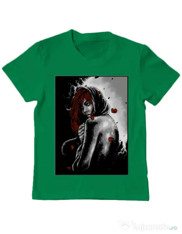 Tricou ADLER copil Solitude Verde mediu