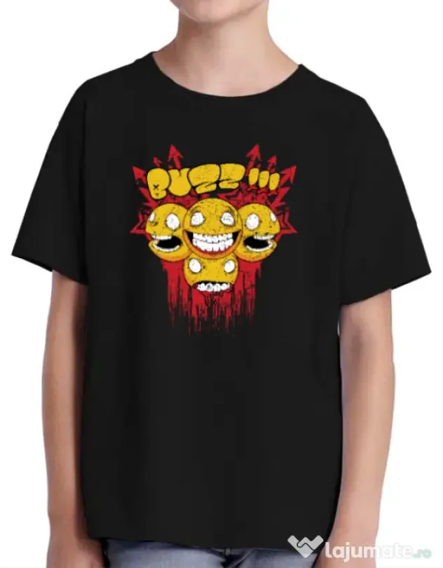 Tricou ADLER copil Buzz Negru