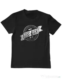 Tricou ADLER copil When nothing goes right Negru