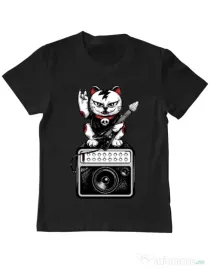 Tricou ADLER copil Lets rock Negru