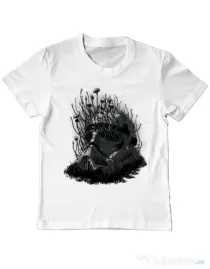 Tricou ADLER copil Shroom trooper Alb