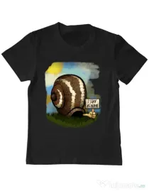 Tricou ADLER copil I stay home 2 Negru