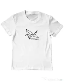 Tricou ADLER copil Swan Alb