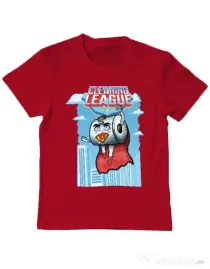 Tricou ADLER copil Cleaning league toilet paper Rosu