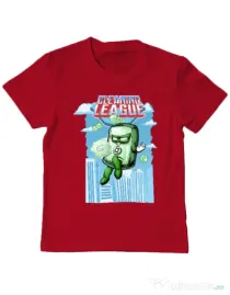 Tricou ADLER copil Cleaning league Soap Rosu