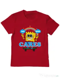 Tricou ADLER copil No one cares Rosu