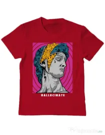 Tricou ADLER copil Hallucinate Rosu