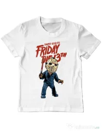 Tricou ADLER copil Friday Alb