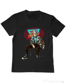Tricou ADLER copil Sanchez Negru