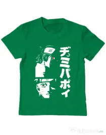 Tricou personalizat copil Otaku Scream Verde mediu