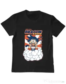 Tricou personalizat copil Dragon Ramen Negru