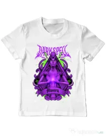 Tricou personalizat copil DARK SPELL Alb