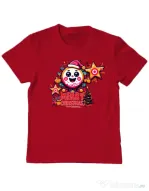 Tricou personalizat copil Brawlers Christmas Rosu