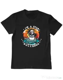 Tricou personalizat copil BULLDOG 12 Negru