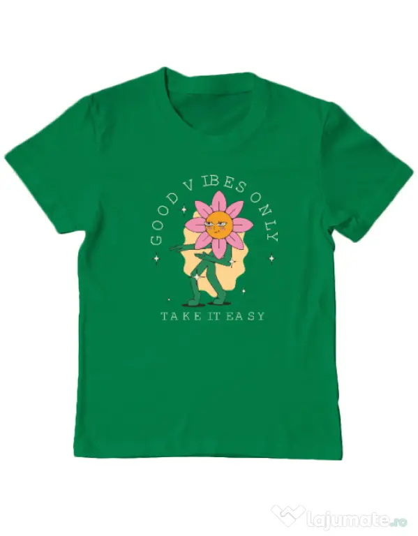 Tricou personalizat copil M&D 29 Verde mediu