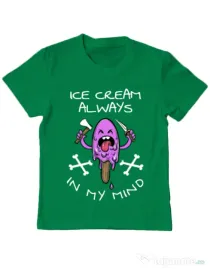 Tricou ADLER copil Always in my mind Verde mediu