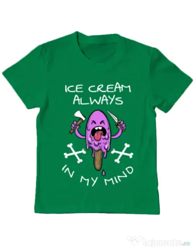 Tricou ADLER copil Always in my mind Verde mediu