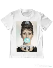 Tricou ADLER copil Audrey Alb
