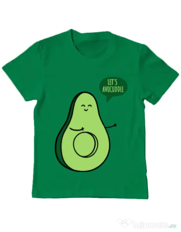Tricou ADLER copil Avocuddle 1 Verde mediu