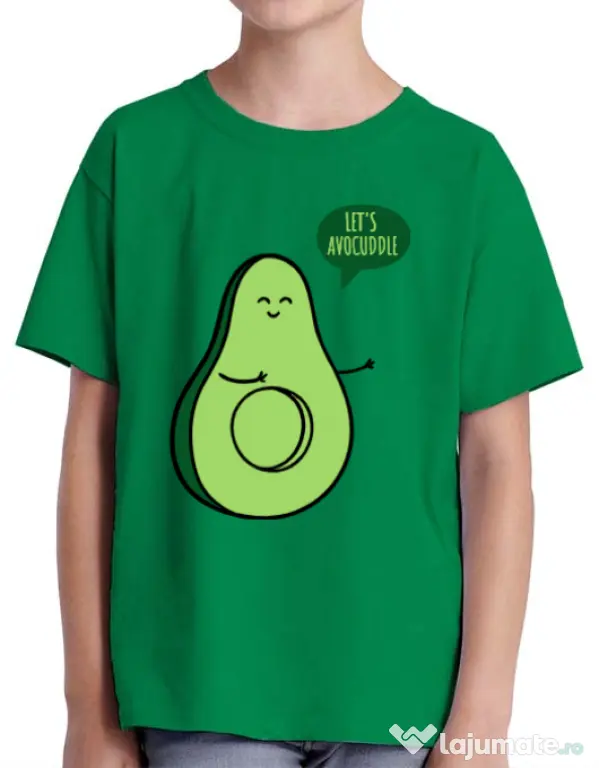 Tricou ADLER copil Avocuddle 1 Verde mediu