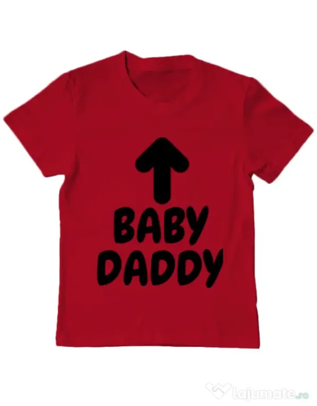 Tricou ADLER copil Baby daddy Rosu