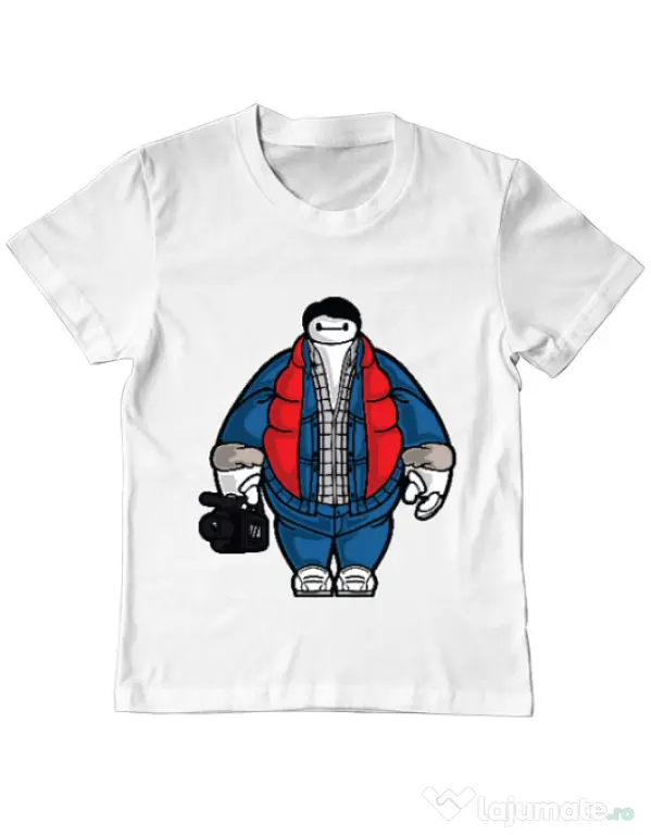 Tricou ADLER copil Baymarty Alb