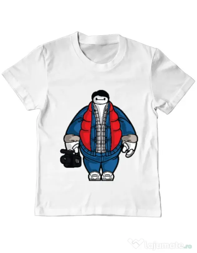 Tricou ADLER copil Baymarty Alb