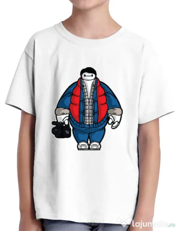 Tricou ADLER copil Baymarty Alb