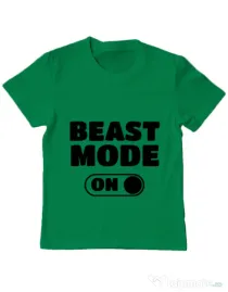 Tricou ADLER copil Beast mode Verde mediu