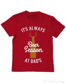 Tricou ADLER copil Beer season Rosu