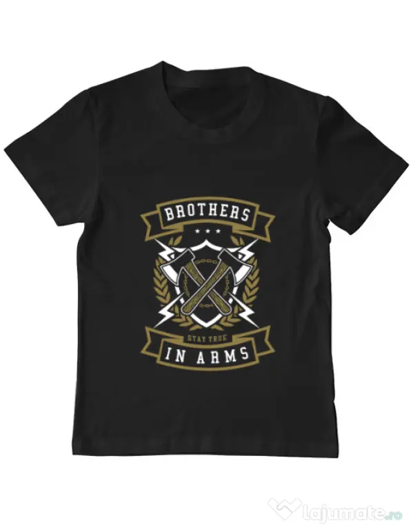 Tricou ADLER copil Brother In Arms Negru