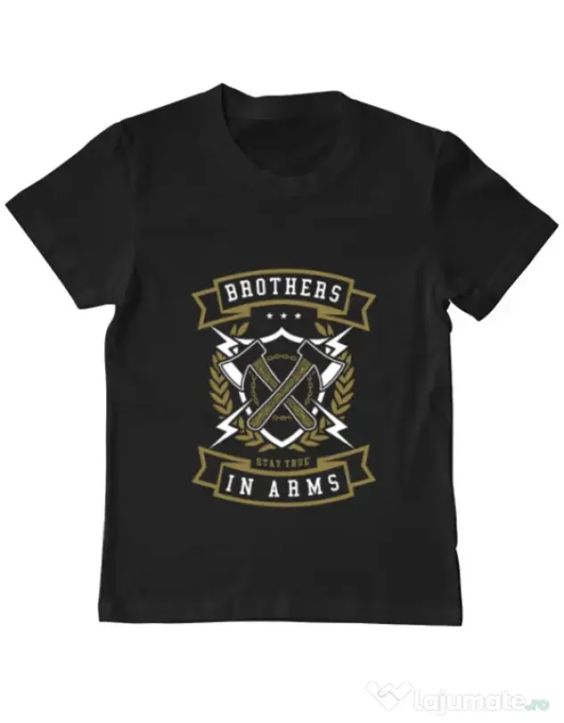 Tricou ADLER copil Brother In Arms Negru