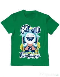 Tricou ADLER copil Call of the wild Verde mediu