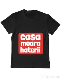 Tricou ADLER copil Casa moara haterii Negru
