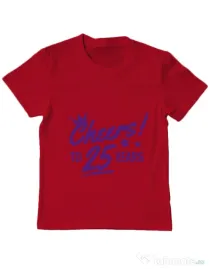 Tricou ADLER copil Cheers Rosu