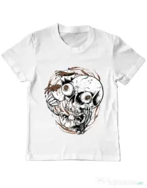 Tricou ADLER copil Coffee Addict Alb