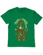 Tricou ADLER copil Coffee Racer Verde mediu