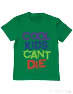 Tricou ADLER copil Cool kids Verde mediu