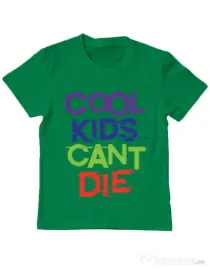 Tricou ADLER copil Cool kids Verde mediu