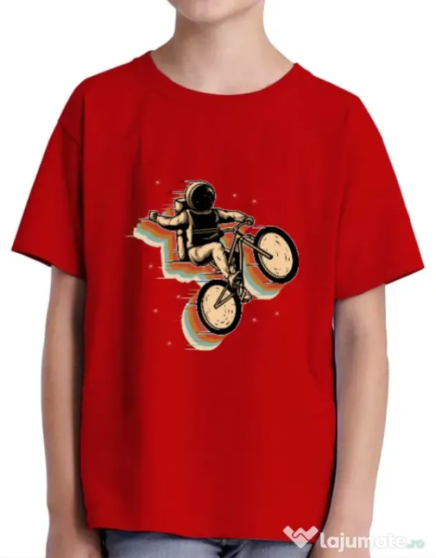 Tricou ADLER copil Cycling space Rosu